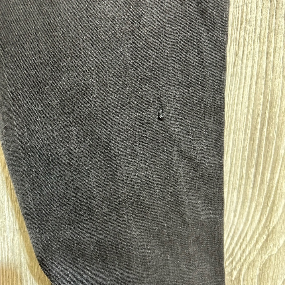 Free People Black High Waist Cropped Raw Hem Jeans Size 27 - Picture 13 of 13